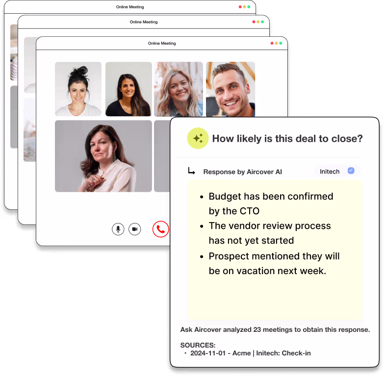 Ask Aircover AI interface